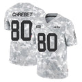 NY.Jets #80 Wayne Chrebet Player Arctic Camo Salute to Service Limited Football Jerseys