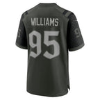 NY.Jets #95 Quinnen Williams Player Gotham Green Rivalries Collection Game Football Jerseys