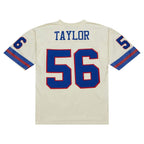 NY.Giants #56 Lawrence Taylor Player Chainstitch Legacy Jersey - Cream Stitched American Football Jerseys