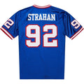 NY.Giants #92 Michael Strahan 1993  Authentic Throwback Retired Player Jersey - Royal Stitched American Football Jerseys