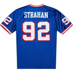 NY.Giants #92 Michael Strahan 1993  Authentic Throwback Retired Player Jersey - Royal Stitched American Football Jerseys