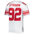 NY.Giants #92 Michael Strahan 2007  Authentic Throwback Retired Player Jersey - White Stitched American Football Jerseys