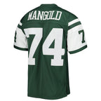 NY.Jets #74 Nick Mangold  Legacy Replica Player Jersey - Green American Football Jerseys