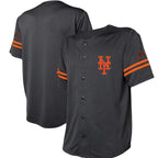 New York Mets Black Stitches Team Fashion Jersey Baseball Jerseys
