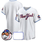 New York Mets Blank White 2025 Spring Training Stitched Baseball Jersey