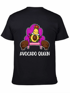 Avocado Queen Graphic T-Shirt - Cute Foodie Tee