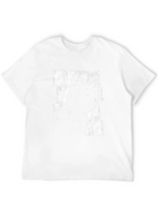 Cool Cat Silhouette Graphic Tee - Black