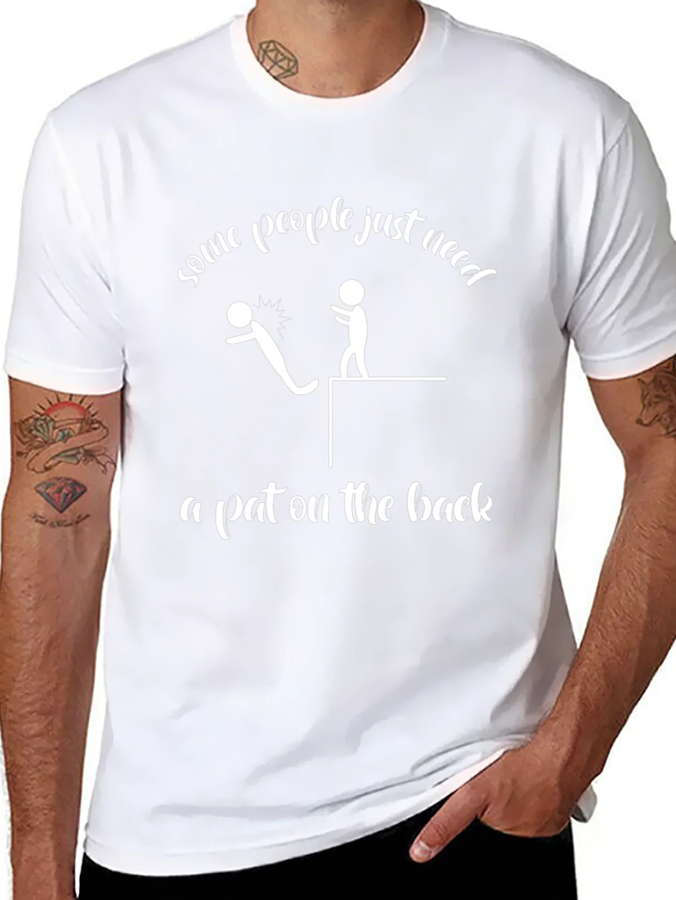 Funny Pat on the Back Graphic T-Shirt