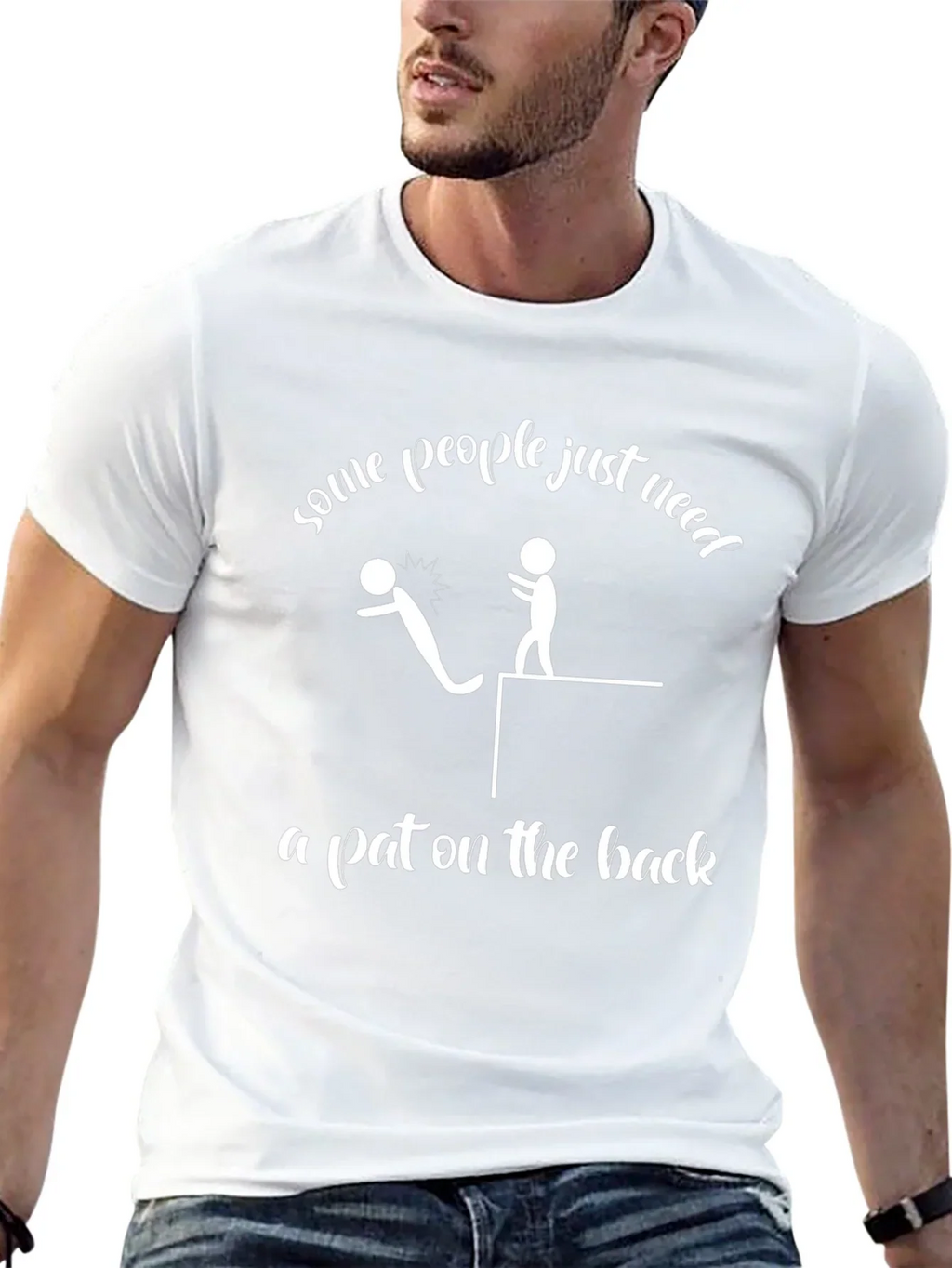 Funny Pat on the Back Graphic T-Shirt