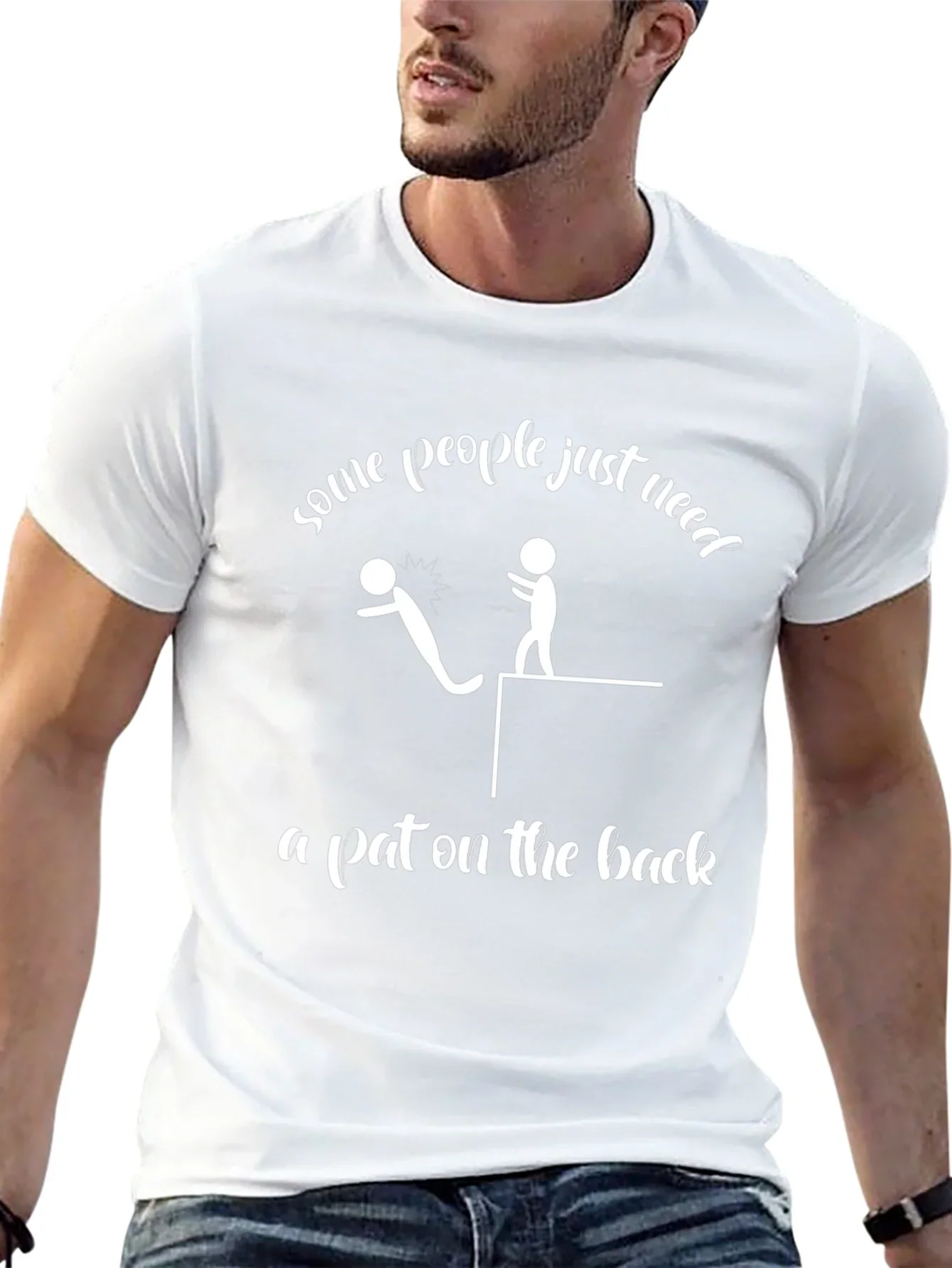 Funny Pat on the Back Graphic T-Shirt