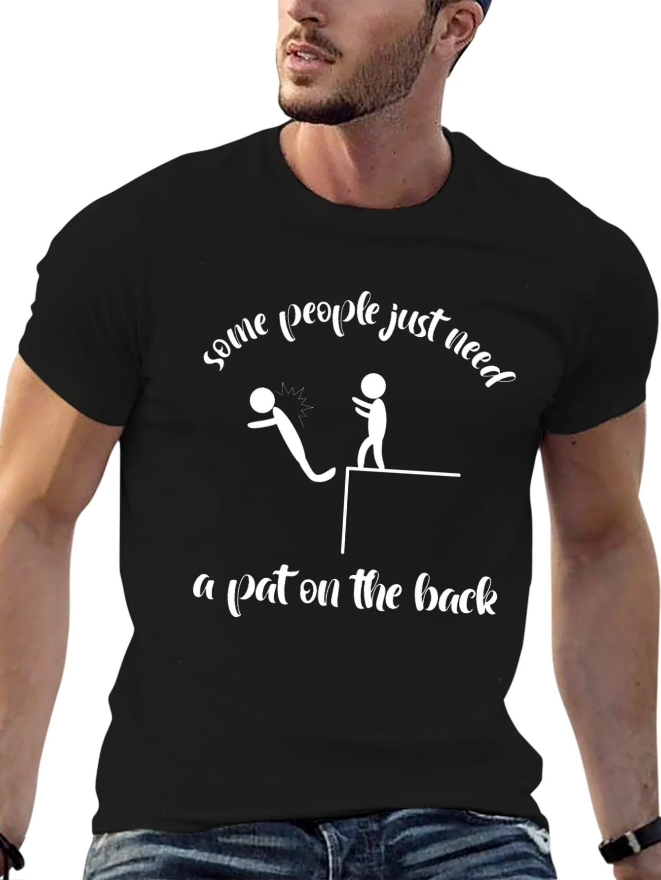 Funny Pat on the Back Graphic T-Shirt