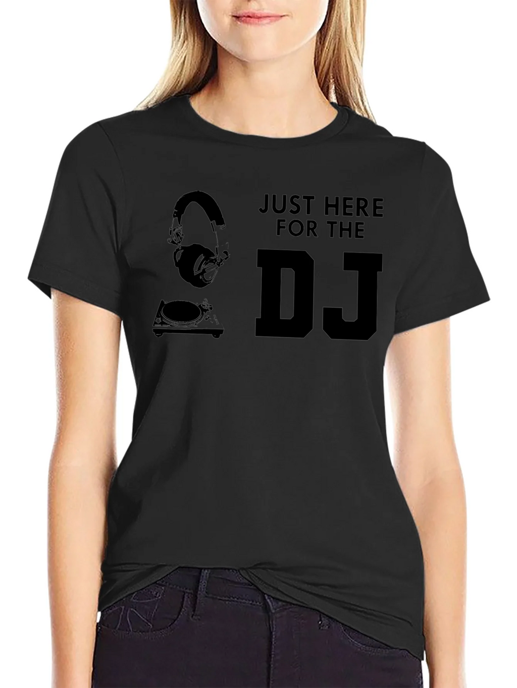 Just Here For The DJ Graphic Tee