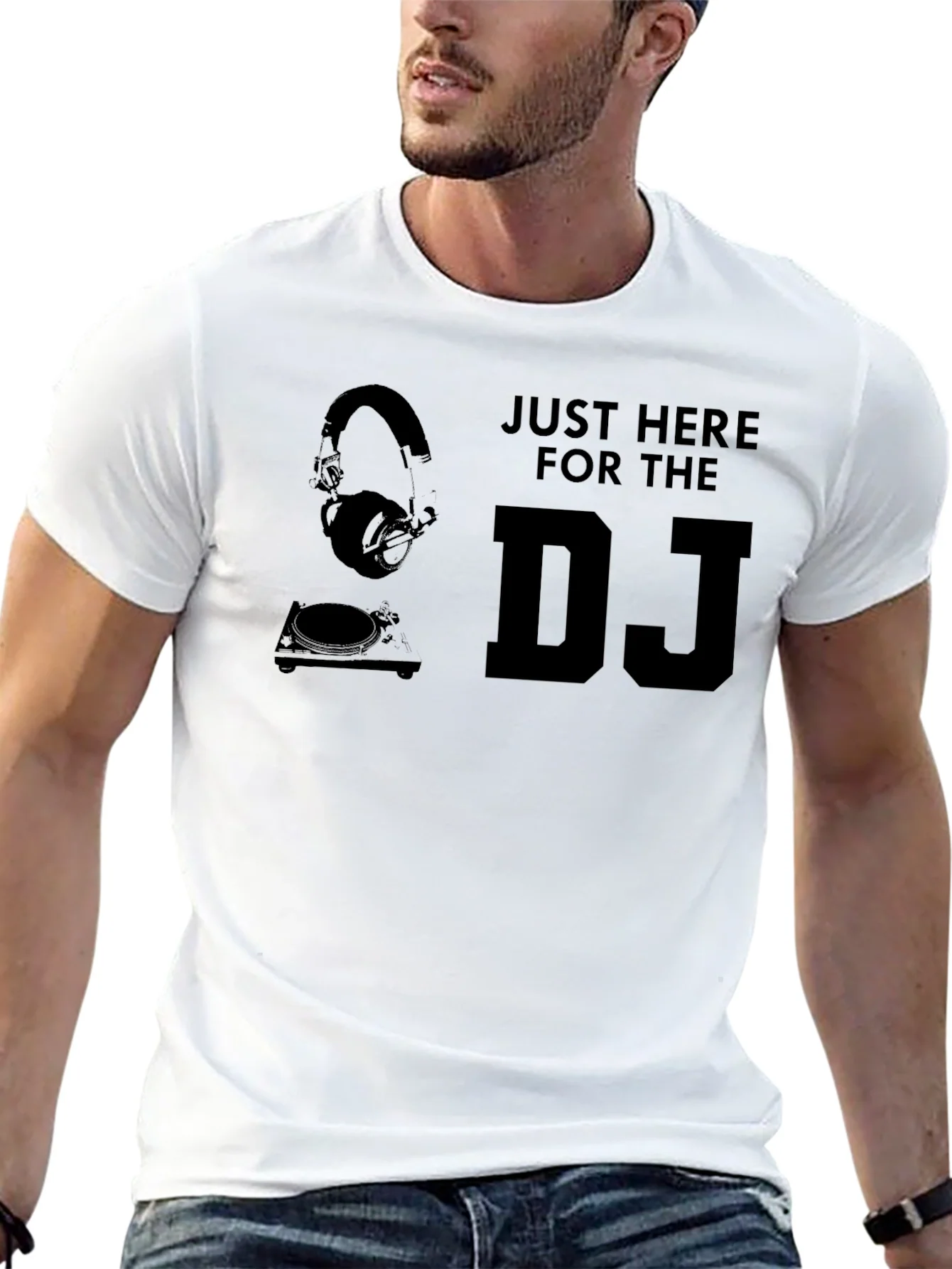 Just Here For The DJ Graphic Tee