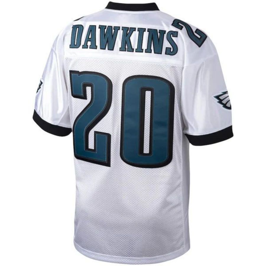 P.Eagles #20 Brian Dawkins  White 2004 Authentic Throwback Retired Player Jersey Stitched American Football Jerseys