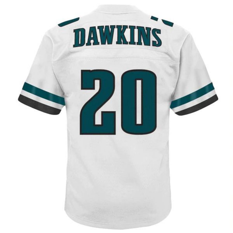 P.Eagles #20 Brian Dawkins  White 2004 Retired Player Legacy Jersey Stitched American Football Jerseys