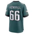 P.Eagles #66 Drew Kendall Player Midnight Green Home Game Football Jerseys