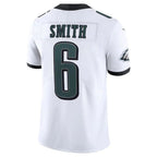 P.Eagles #6 DeVonta Smith White Vapor Limited Player Jersey Stitched American Football Jerseys