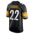 P.Steelers #22 Juan Thornhill Player Black Home Game Football Jerseys