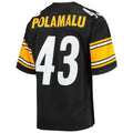 P.Steelers #43 Troy Polamalu  Black 2007 Authentic Retired Player Stitched Football Jerseys