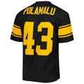 P.Steelers #43 Troy Polamalu  Black Alternate 2008 Legacy Replica Football Jerseys