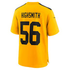 P.Steelers #56 Alex Highsmith Player Gold Alternate Game Football Jerseys