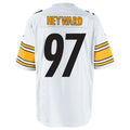 P.Steelers #97 Cameron Heyward Player White Game Football Jerseys