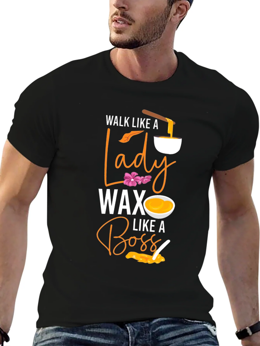 Wax Like A Boss T-Shirt - Lady Wax Aesthetic