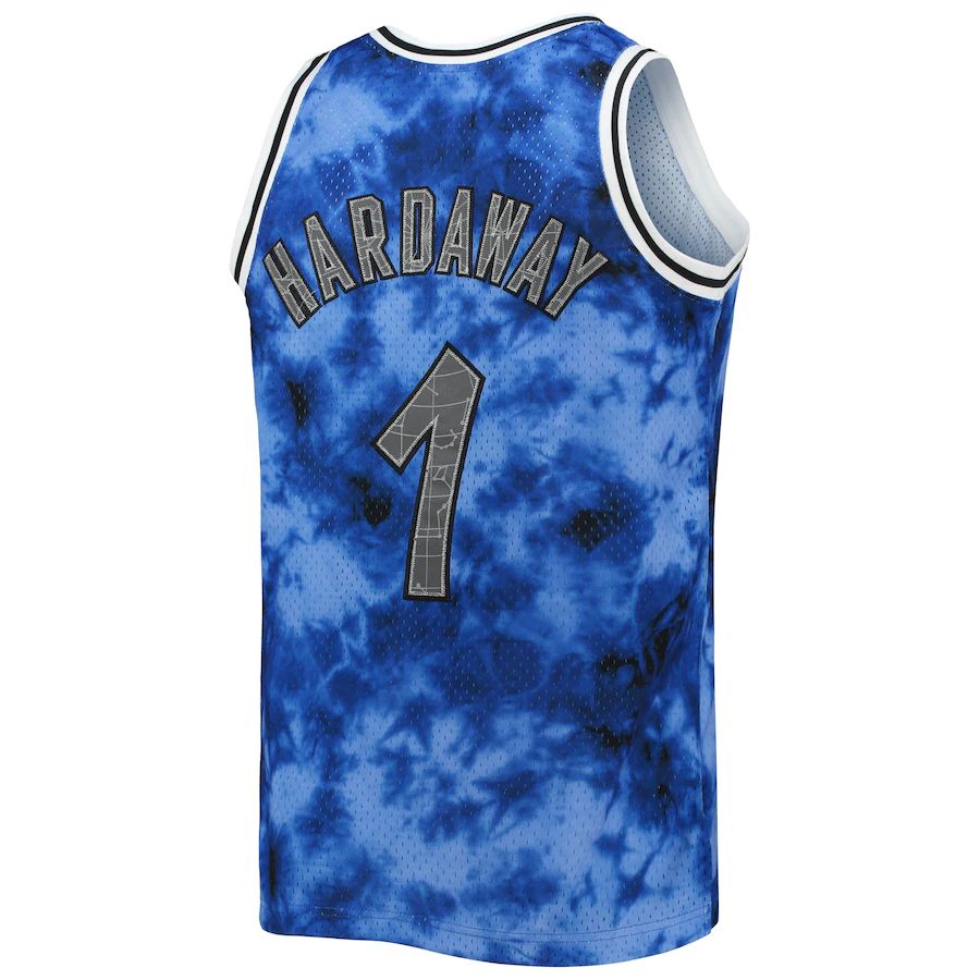O.Magic #1 Penny Hardaway 1994-95 Galaxy Swingman Jersey Blue Stitched American Basketball Jersey