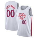 Custom PH.76ers Unisex 2022-23 Swingman  Jersey City Edition White Stitched Basketball Jersey