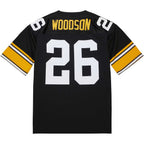 P.Steelers #26 Rod Woodson 1988  Authentic Throwback Retired Player Jersey - Black Stitched American Football Jerseys