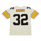 P.Steelers #32 Franco Harris  Chainstitch Legacy Player Jersey - Cream Stitched American Football Jerseys