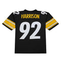 P.Steelers #92 James Harrison Player  Black Legacy Replica American Football Jerseys