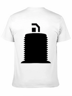 Mens Black Graphic T-Shirt - Abstract Design