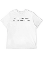 Happy and Sad T-Shirt: Unisex Dark Tee