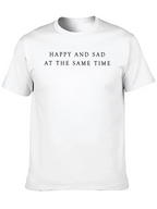 Happy and Sad T-Shirt: Unisex Dark Tee