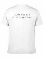 Happy and Sad T-Shirt: Unisex Dark Tee