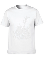 Abstract Botanical Black T-Shirt