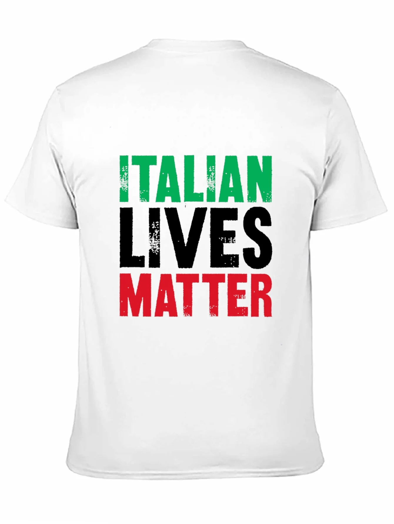 Italian Lives Matter T-Shirt - Mens Black Graphic Tee