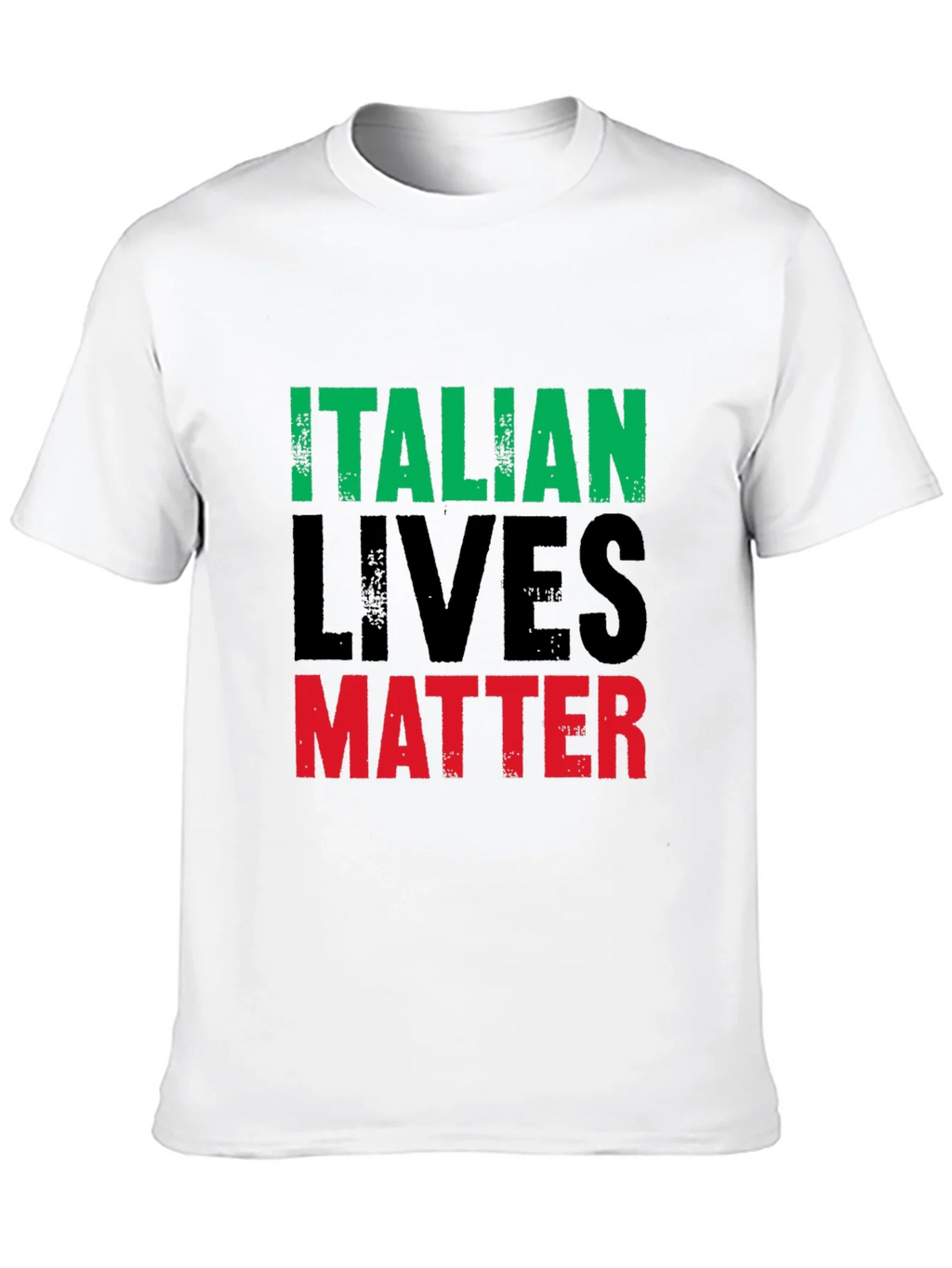Italian Lives Matter T-Shirt - Mens Black Graphic Tee