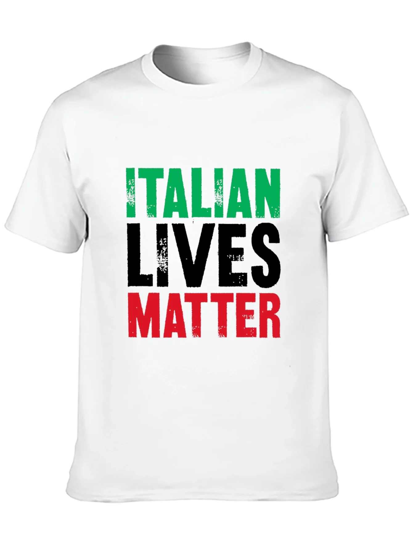 Italian Lives Matter T-Shirt - Mens Black Graphic Tee