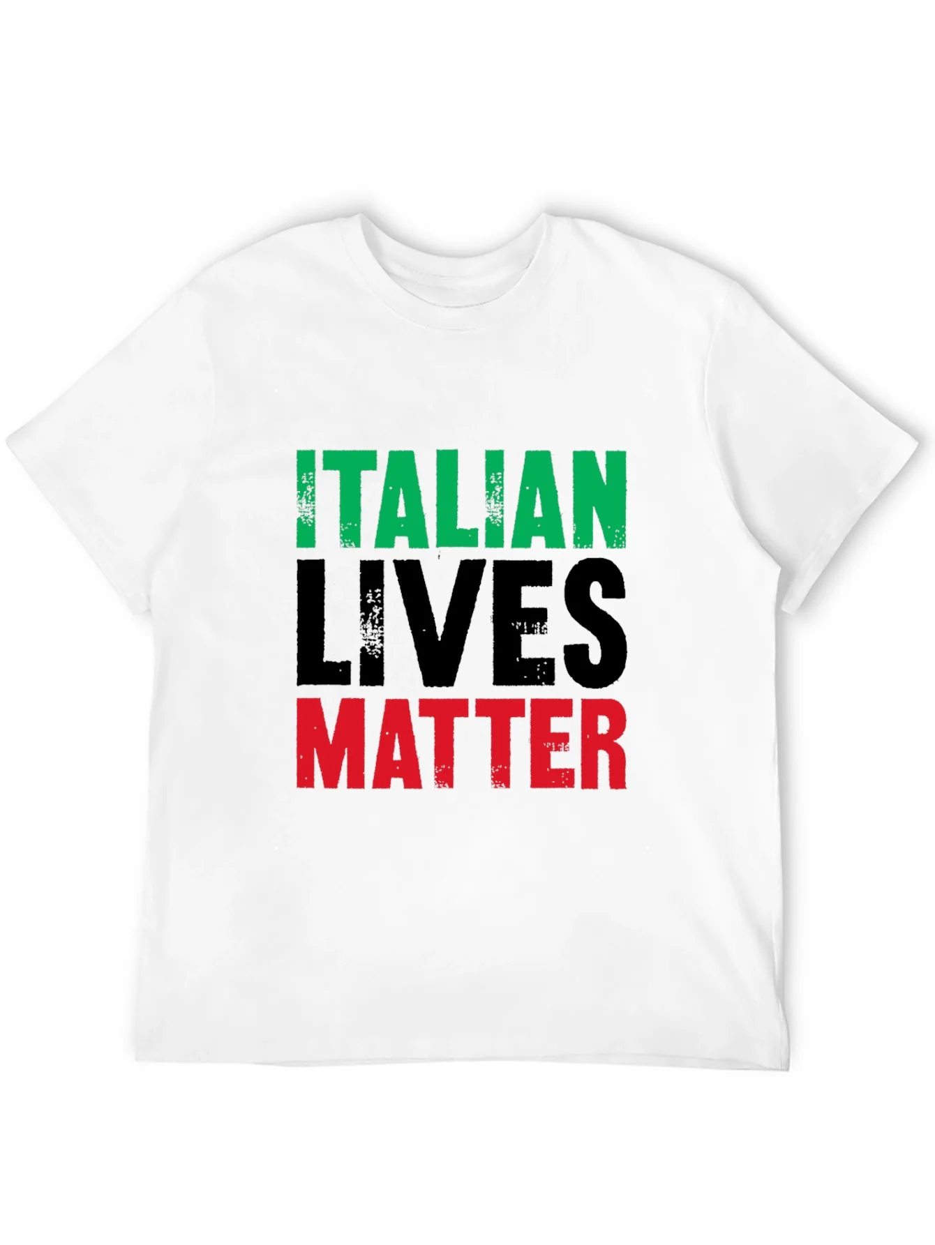 Italian Lives Matter T-Shirt - Mens Black Graphic Tee