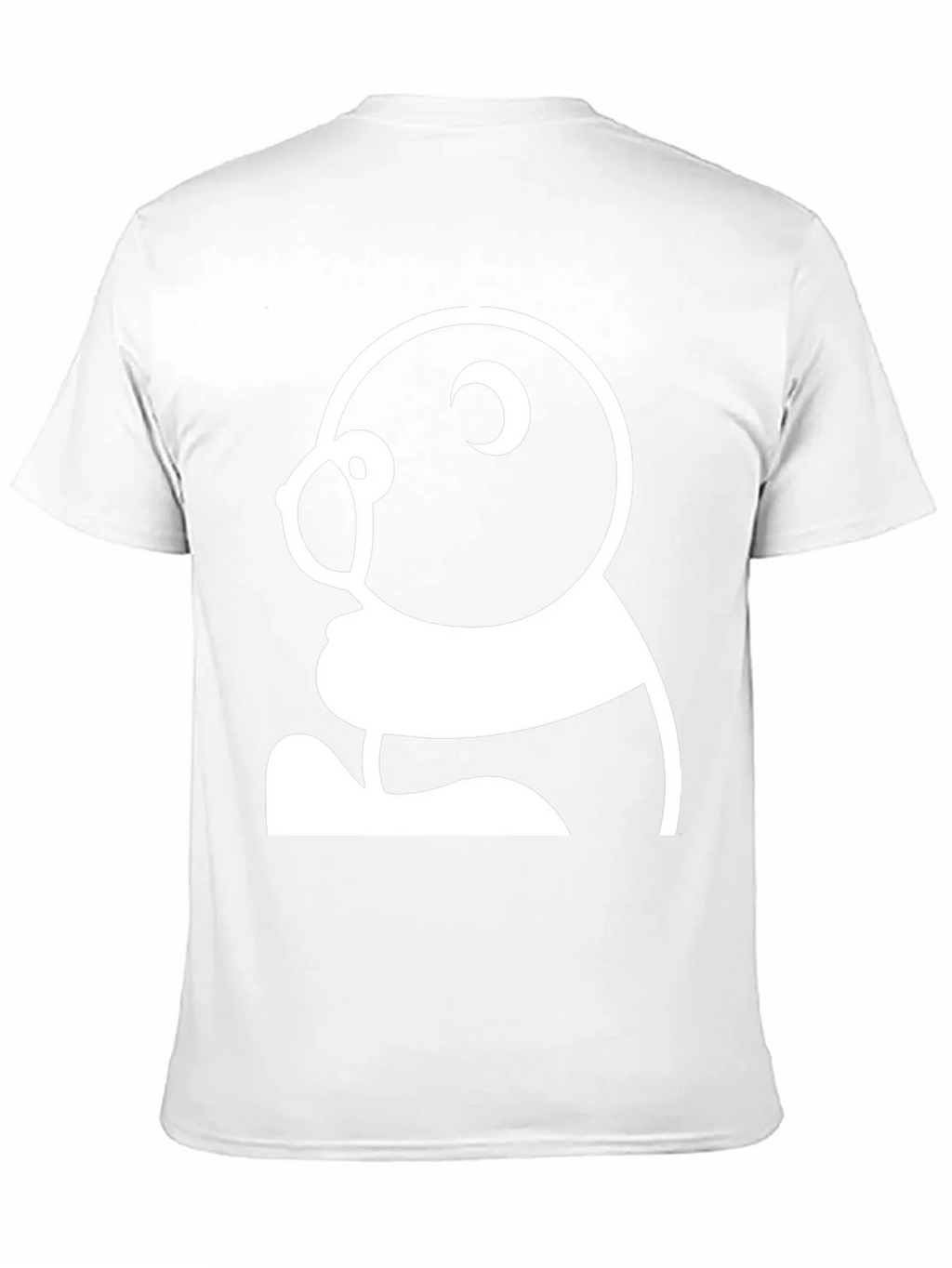 Black T-Shirt with Panda Graphic