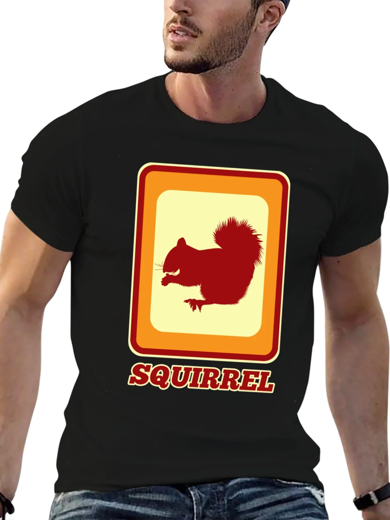 Retro Squirrel T-Shirt - Classic Graphic Tee