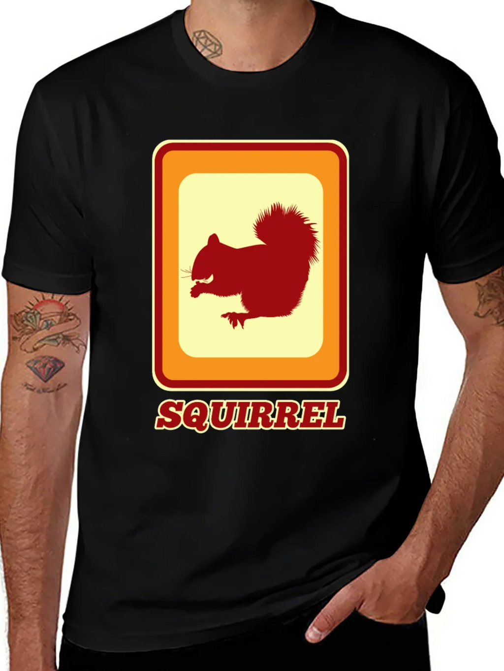 Retro Squirrel T-Shirt - Classic Graphic Tee