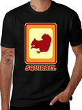 Retro Squirrel T-Shirt - Classic Graphic Tee