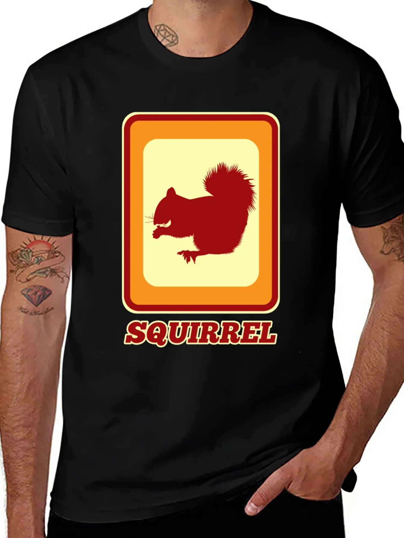 Retro Squirrel T-Shirt - Classic Graphic Tee