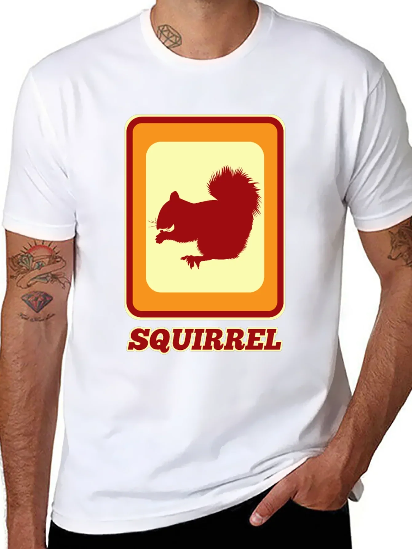 Retro Squirrel T-Shirt - Classic Graphic Tee