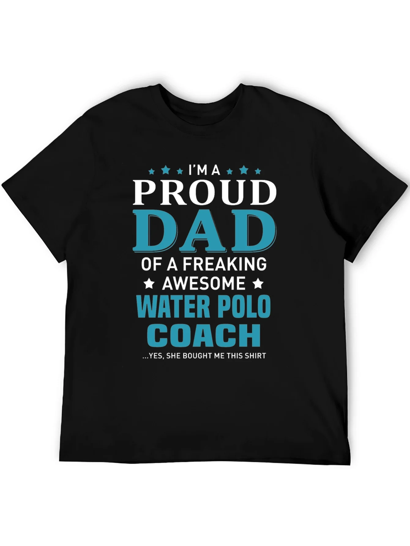 Proud Dad Water Polo Coach T-Shirt
