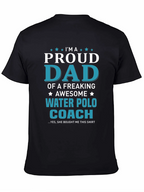 Proud Dad Water Polo Coach T-Shirt