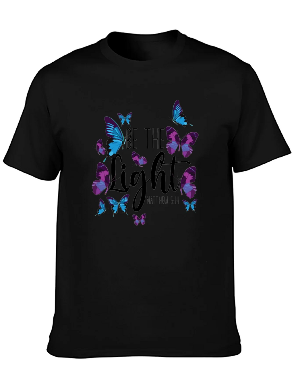 Be the Light Butterfly Graphic Tee
